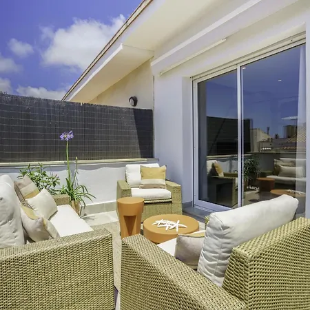 Apartment Spaces Mediterranean Penthouse
